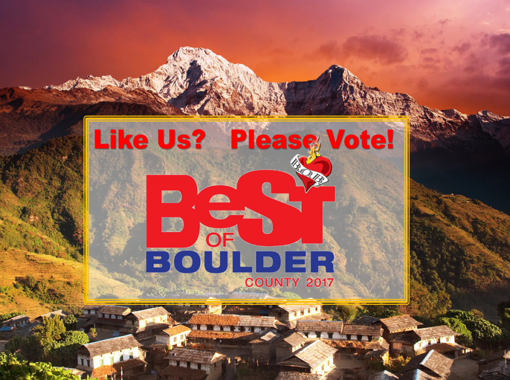 Best of Boulder 2017 - Please Vote! 2 Best of Boulder 2017 Like Us Please Vote