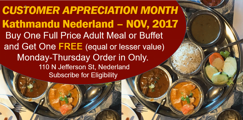 Kathmandu Restaurant Specials